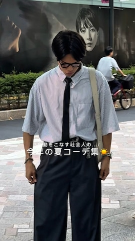 「アイテム（ブレスレット）」を使った、KAMMAさん（メンズ・178cm）の夏コーディネート