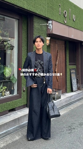 COSのスラックスを使ったKAMMAさんのファッション動画