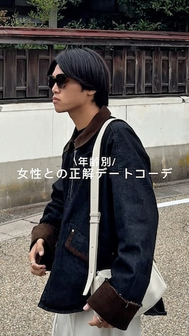 「アイテム（その他アウター）」を使った、KAMMAさん（メンズ・178cm）の秋コーディネート