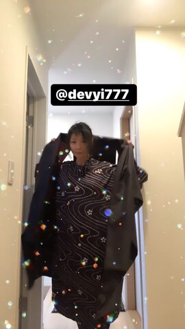 「アイテム（ポンチョ）」を使った、和錆さん（レディース・163cm・40代）の冬コーディネート