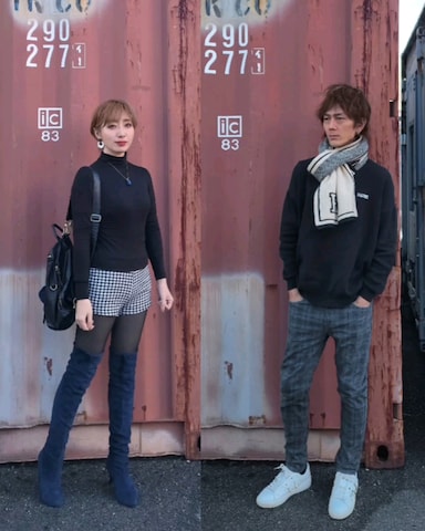 「アイテム（ダウンジャケット/コート）」を使った、インスタ→bz178koshu47さん（レディース・160cm・40代）の冬コーディネート