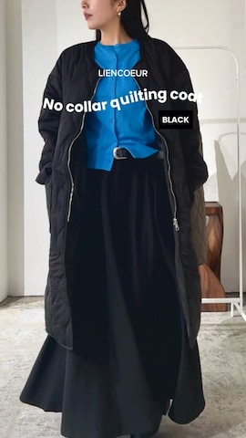 LIENCOEURのノーカラーコートを使ったMamiさんのファッション動画