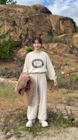 「DHOLIC（ディーホリック）のアイテム（その他パンツ）」を使った、ゆづきさん（レディース・160cm）の秋コーディネート