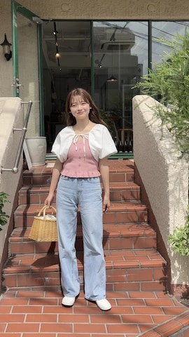 LAC-VERTのトップスを使ったゆづきさんのファッション動画