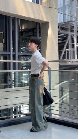 CITENのスウェットを使ったKanjiさんのファッション動画