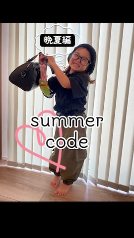 「アイテム（ニットキャップ/ビーニー）」を使った、yuio22さん（キッズ・110cm）の夏コーディネート
