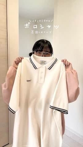 「アイテム（ポロシャツ）」を使った、おさるさん（レディース・153cm）の春コーディネート