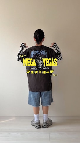 しまむらのパンツを使ったおさるさんのファッション動画