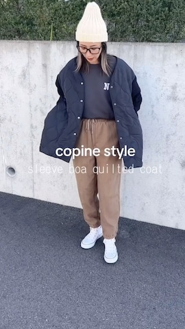 スウェットを使ったayaさんのファッション動画