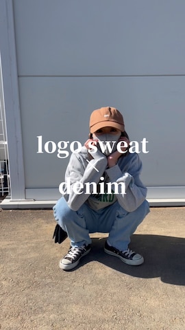 スウェットを使ったayaさんのファッション動画