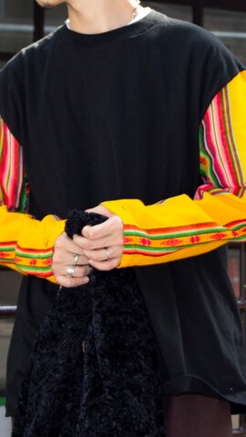 GLOSTERのシューズを使った須山さんのファッション動画