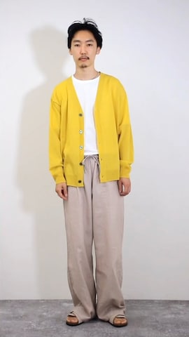 GLOSTERのシューズを使った須山さんのファッション動画