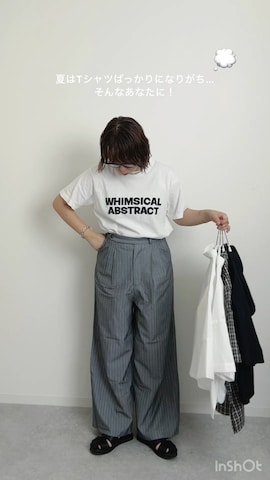 まりんさん（骨格ストレート・レディース・156cm）の夏コーディネート