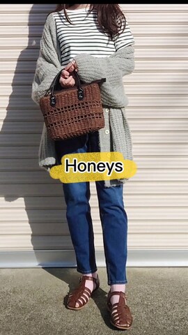 Honeysのサンダルを使ったyume さんのファッション動画
