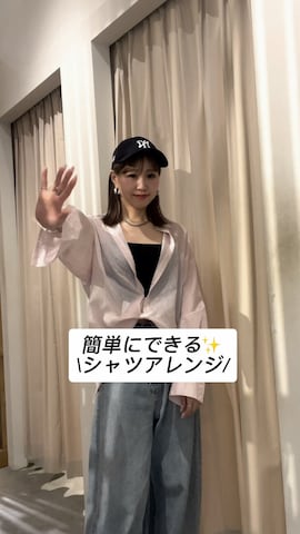「アイテム（デニムパンツ）」を使った、♡marie♡さん（レディース・163cm）の夏コーディネート