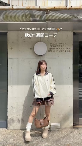 AS KNOW AS plusのデニムパンツを使ったAS KNOW AS plus/アズノゥアズプラスさんのファッション動画