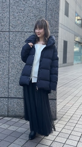 「Pyrenex（ピレネックス）のアイテム（ジャケット/アウター）」を使った、うっちーさん（骨格ストレート・レディース・157cm）の秋コーディネート