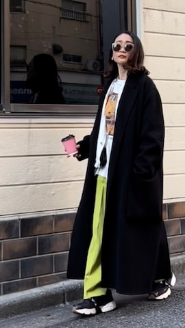 ALLUMERのジャケット/アウターを使ったYukieさんのファッション動画