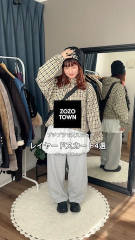 「アイテム（モカシン/デッキシューズ）」を使った、rin.さん（レディース・153cm）の冬コーディネート