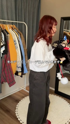 「アイテム（チュニック）」を使った、rin.さん（レディース・153cm）の冬コーディネート