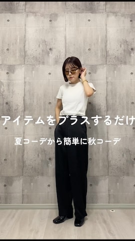 tiptopのジャンパースカートを使ったHITOMIさんのファッション動画