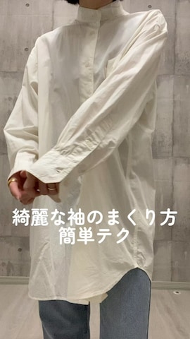 UNIQLOのシャツ/ブラウスを使ったHITOMIさんのファッション動画