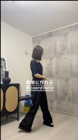 select MOCAのスラックスを使ったHITOMIさんのファッション動画