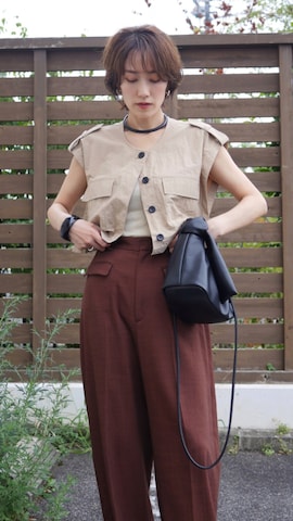 金子三記(miki)さん（骨格ナチュラル・レディース・170cm）の夏コーディネート