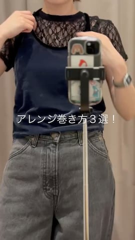 「URBAN RESEARCH（アーバンリサーチ）のアイテム（その他トップス）」を使った、Rさん（レディース・156cm）の夏コーディネート