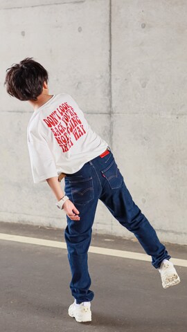 「Levi's（リーバイス）のアイテム」を使った、Ｒ兄弟さん（キッズ・142cm）の夏コーディネート