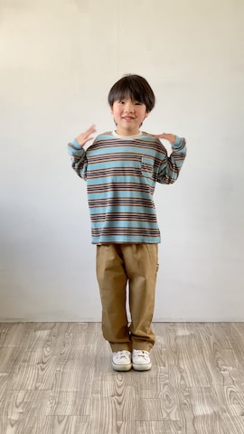 Ｒ兄弟さん（骨格ストレート・キッズ・110cm）の冬コーディネート