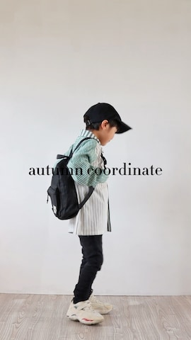 Ｒ兄弟さん（骨格ストレート・キッズ・110cm）の秋コーディネート