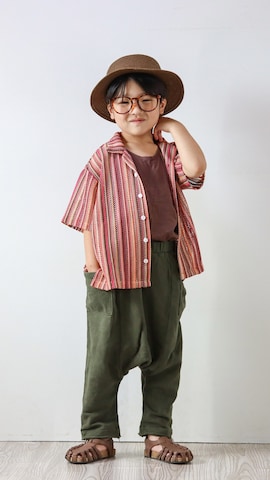 Ｒ兄弟さん（骨格ストレート・キッズ・110cm）の夏コーディネート