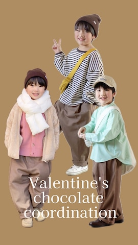 Ｒ兄弟さん（骨格ストレート・キッズ・110cm）の冬コーディネート