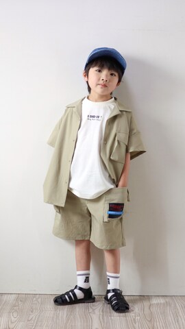 Ｒ兄弟さん（骨格ストレート・キッズ・110cm）の夏コーディネート