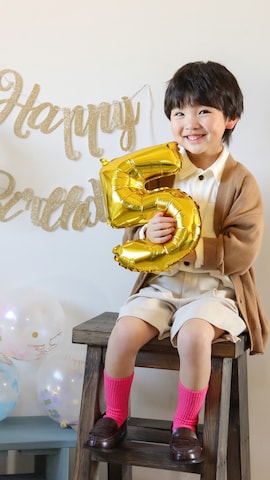 Ｒ兄弟さん（骨格ストレート・キッズ・110cm）の春コーディネート
