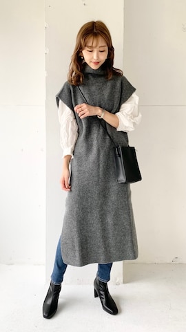 Ameriのジャケット/アウターを使った清水夏姫さんのファッション動画