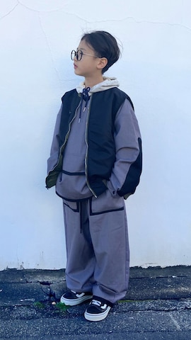 「アイテム（セットアップ）」を使った、syun★さん（キッズ・130cm）の冬コーディネート