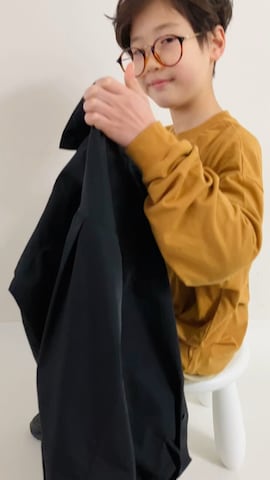 「アイテム（チノパンツ）」を使った、syun★さん（キッズ・136cm）の冬コーディネート