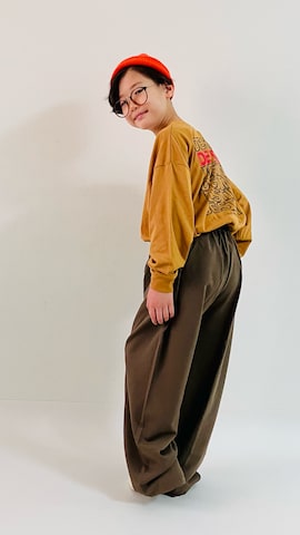 「アイテム（スラックス）」を使った、syun★さん（キッズ・135cm）の秋コーディネート