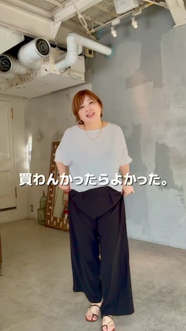 「アイテム（スラックス、グリーン系）」を使った、RIVE DROITE officialさん（レディース・165cm）の春コーディネート