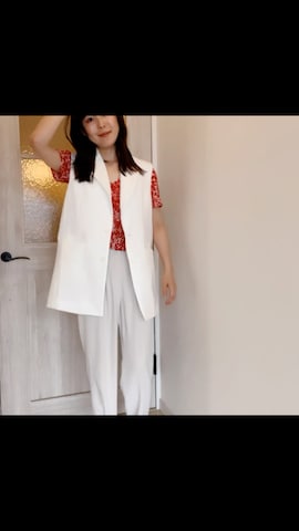 セットアップを使った高野 和さんのファッション動画