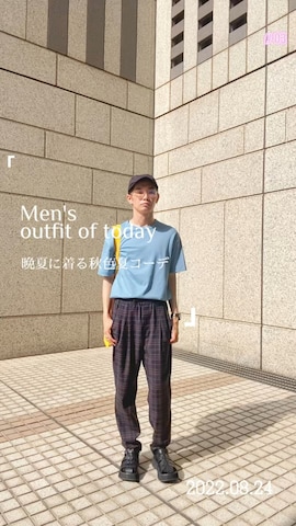 MHL.の帽子を使ったkimamaniさんのファッション動画