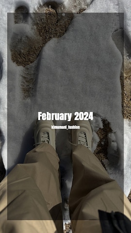 ダウンベストを使ったkimamaniさんのファッション動画