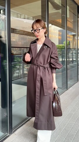 トレンチコートを使ったnatsuさんのファッション動画