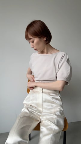 「Noble（ノーブル）のアイテム（その他パンツ）」を使った、natsuさん（レディース・163cm）の夏コーディネート