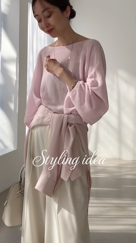 Nobleのトップスを使ったnatsuさんのファッション動画