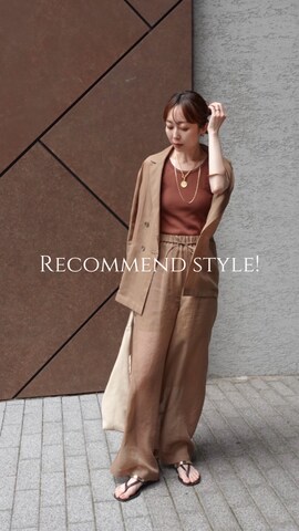 Nobleのアイテムを使ったnatsuさんのファッション動画