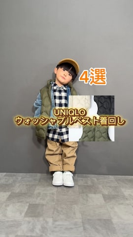 「アイテム（スウェットパンツ）」を使った、YU⭐︎さん（キッズ・100cm）の冬コーディネート