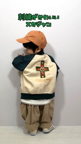 「白スニーカー」｜YU⭐︎さん（キッズ・90cm）の春コーディネート